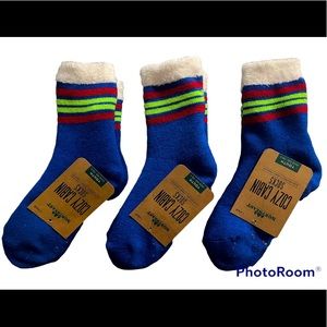 3pr Cozy Slipper Socks